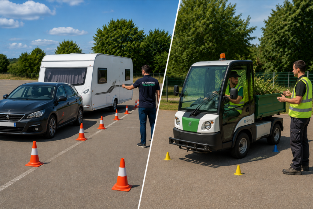Accompagnement aux manœuvres en camping-car, caravane et remorque en Pays de la Loire